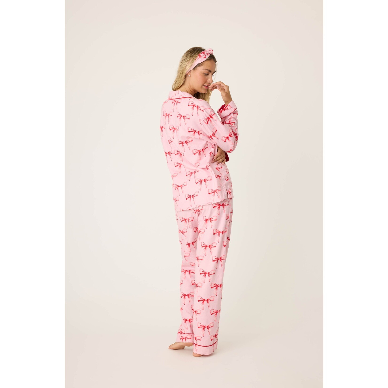 P.J. Salvage P.J. Salvage Ribbons & Bows Flannel PJ Set