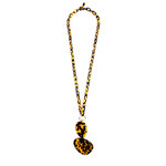 Zenzii Guitar Pick Shape Long Chain Necklace