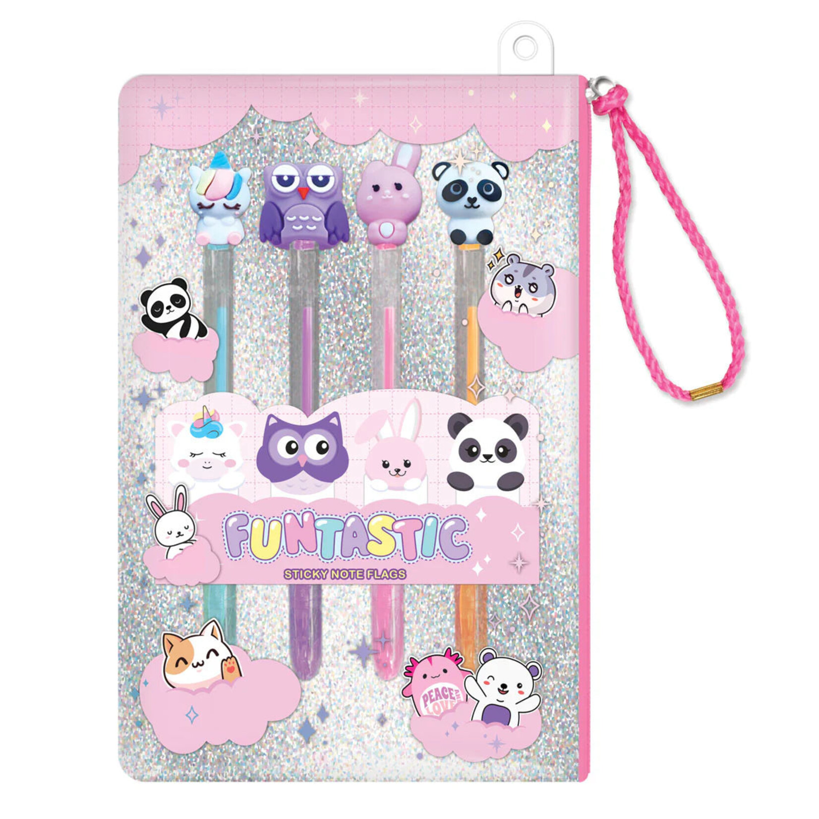 Hot Focus, Inc Hot Focus Critters Gel Pentastic Stationery Writing Fun Set