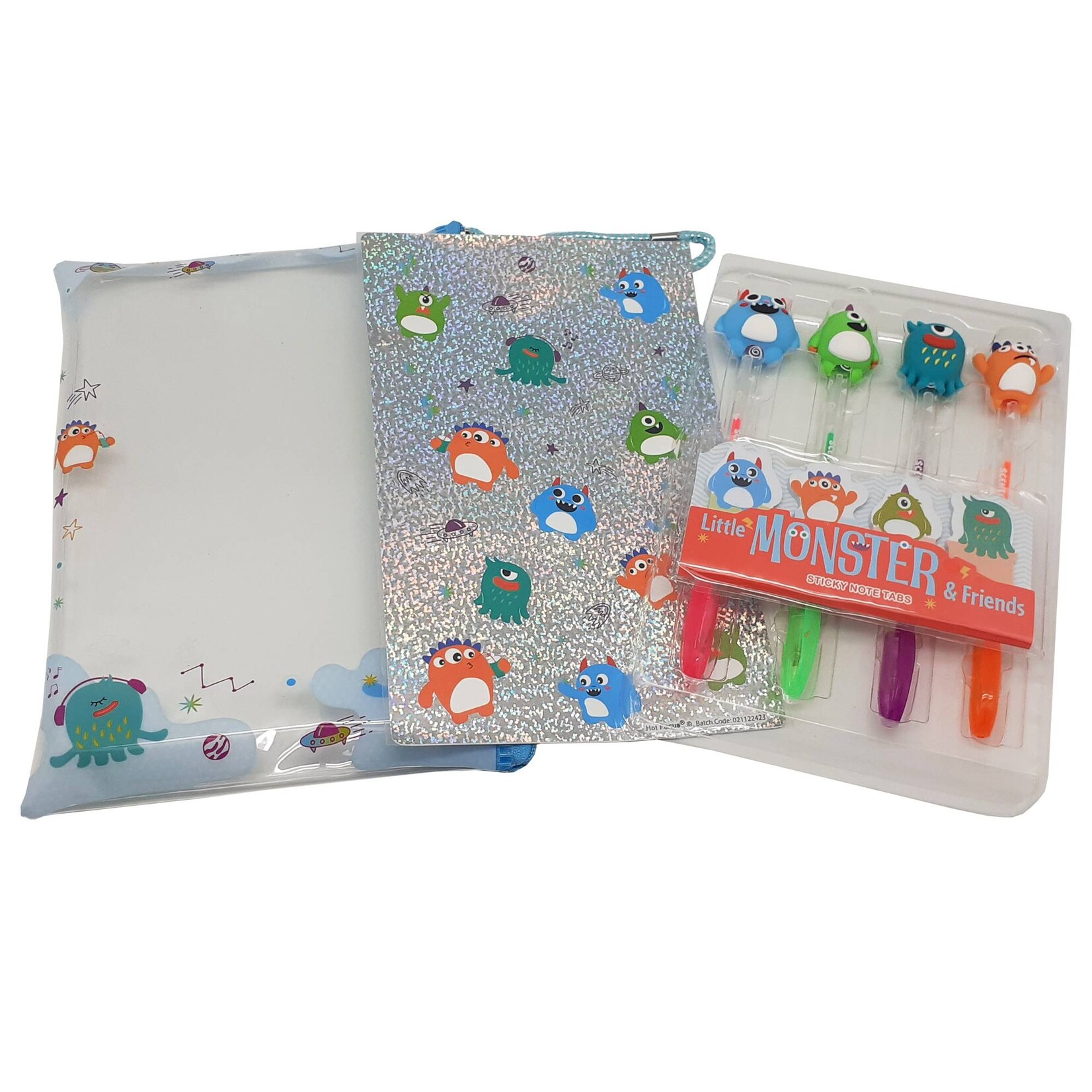 Hot Focus, Inc Hot Focus Gel Pentastic Little Monster & Friends Stationery Writing Fun Set