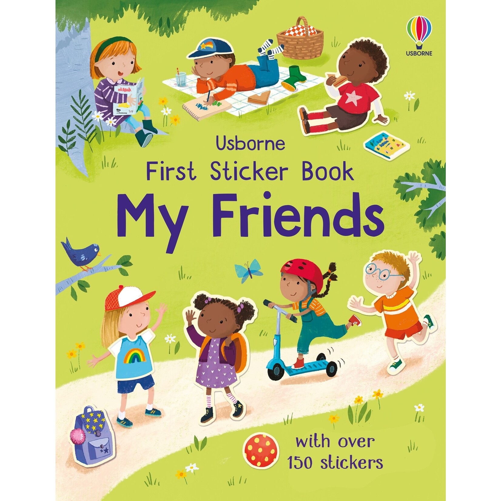 Harper Collins Usborne First  Sticker Book My Friends
