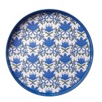 Rockflowerpaper Tilly Blue 15" Round Tray