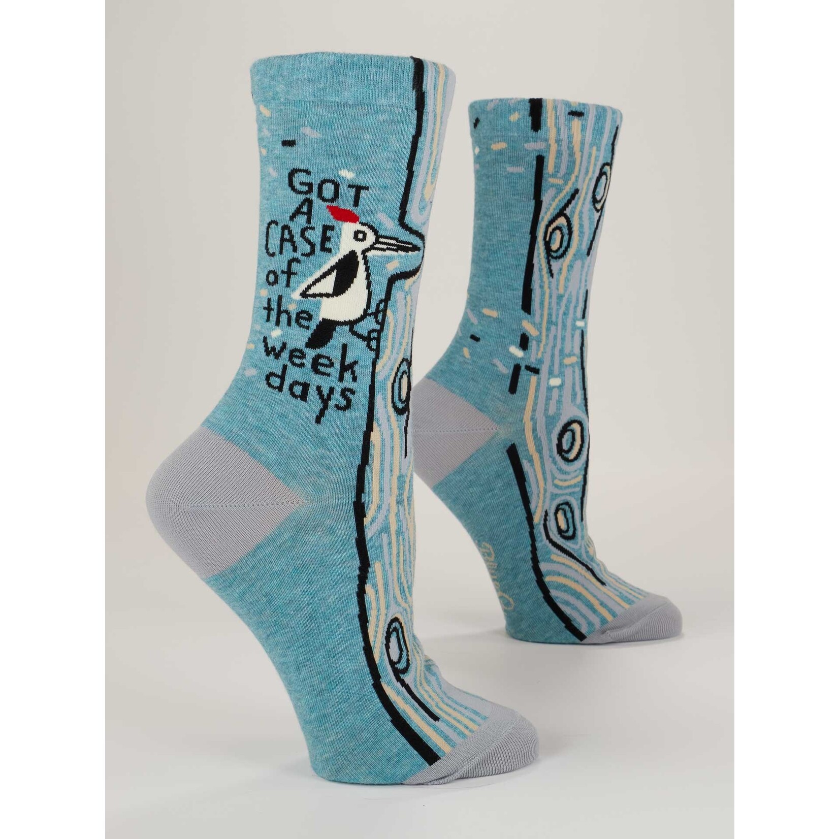 Blue Q Blue Q Got A Case Of The Weekdays Crew Socks