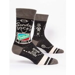Blue Q Blue Q Sunday M-Crew Socks
