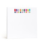 E. Frances Happy Dots Exclamation Square Notepad