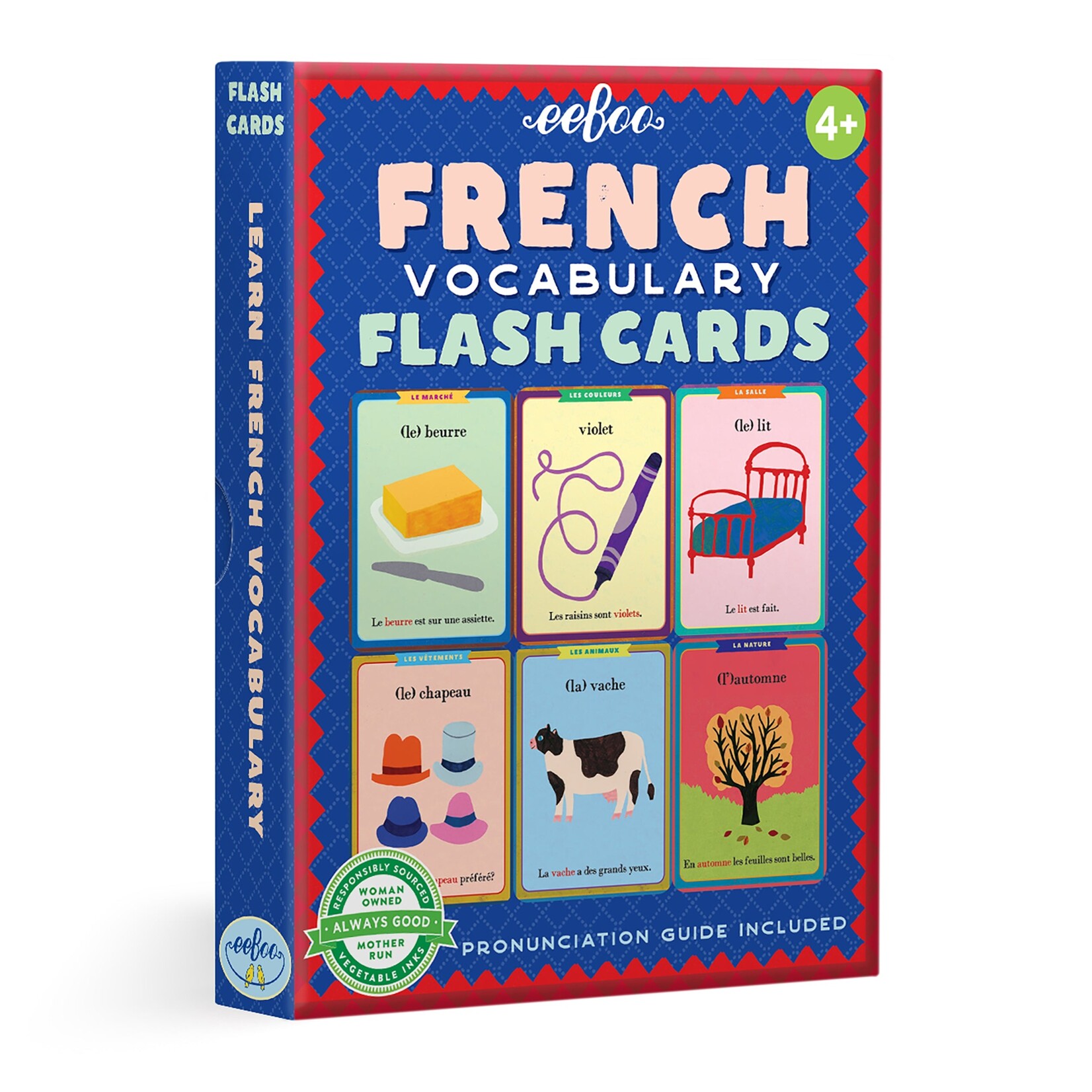 Eeboo French Vocabulary Flash Cards