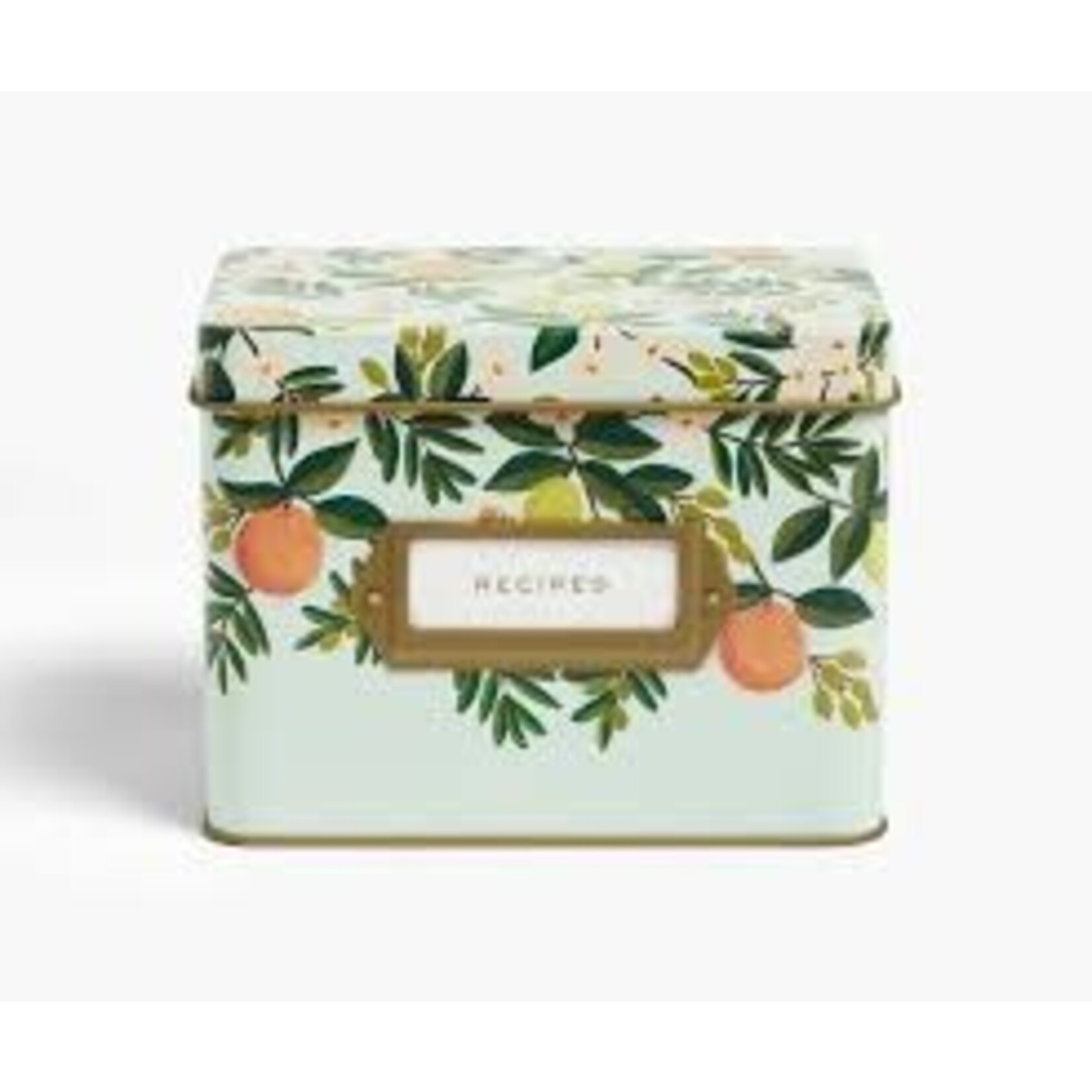 Rifle Paper Co. Rifle Paper Co. Citrus Floral Tin Recipe Box