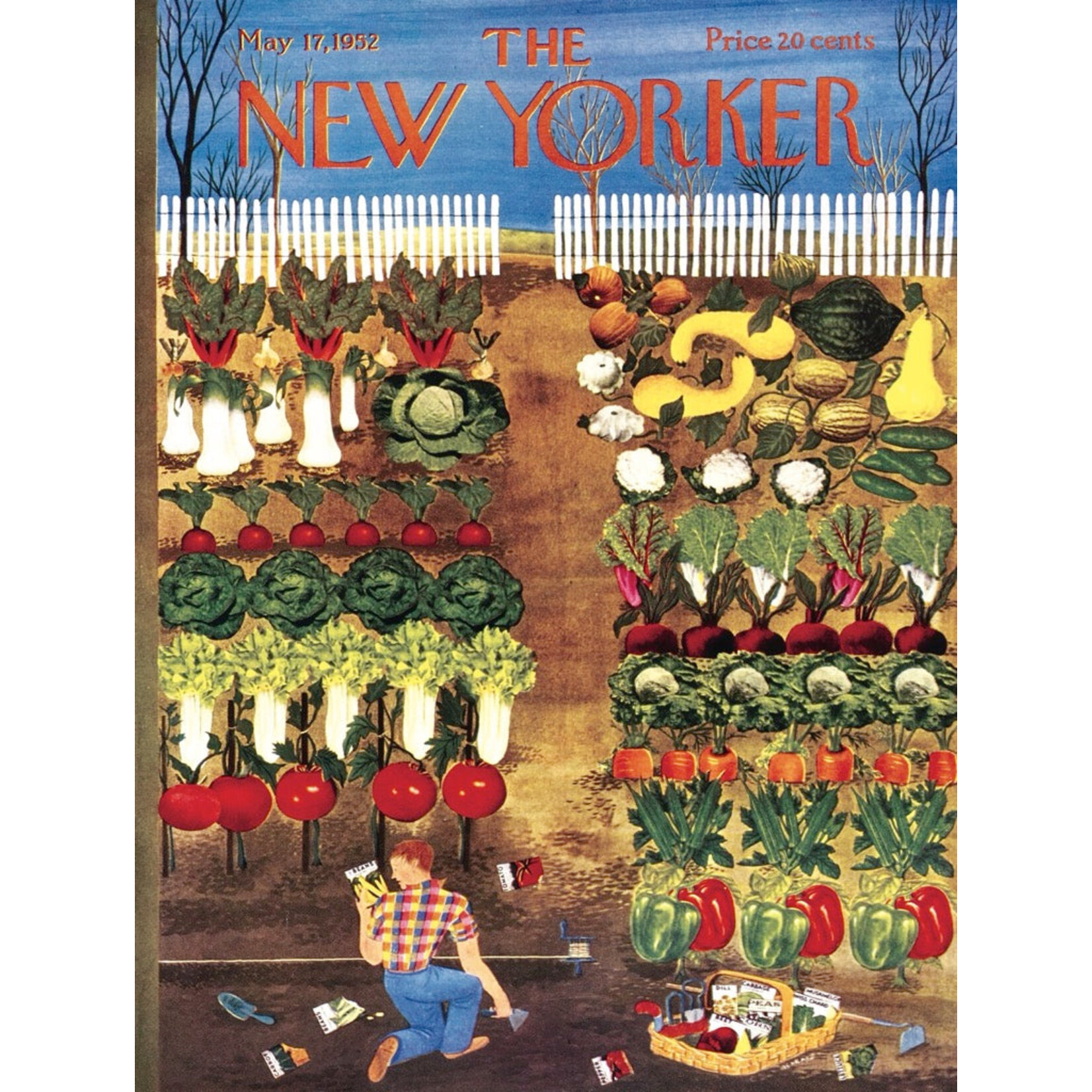 New York Puzzle Co. Vegetable Garden 1000 Piece Puzzle