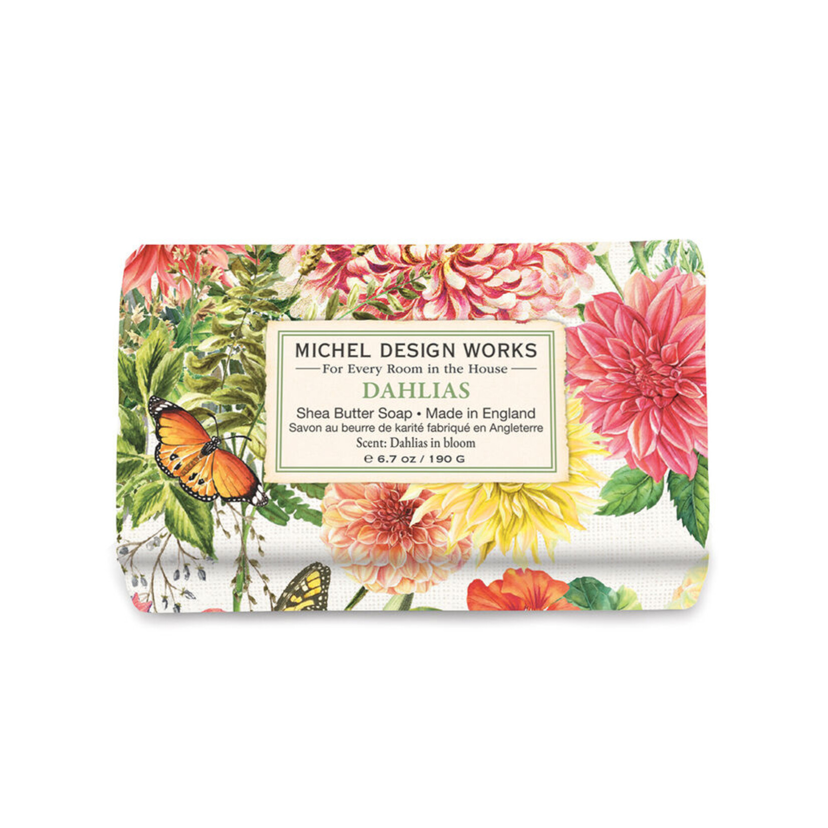 Michel Design Works Michel Design Works Dhalias Medium Bar Soap