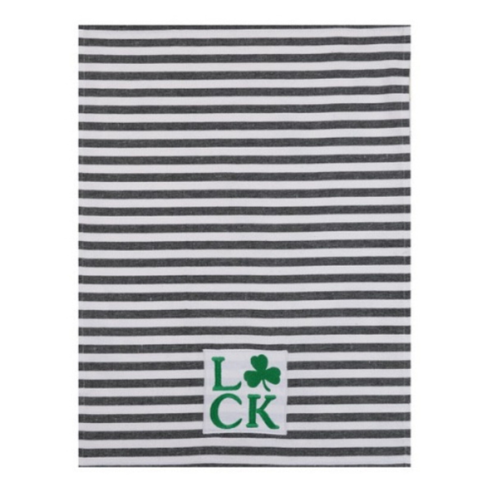 Peking Handicraft Lucky Shamrock Dish Towel