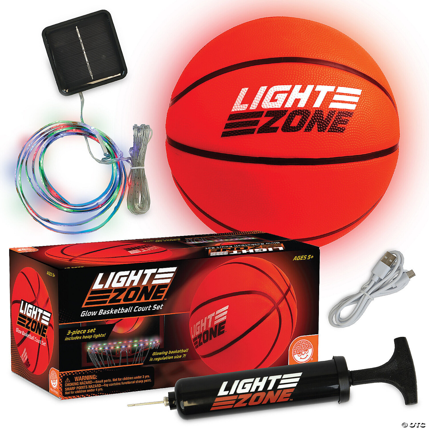 MW Wholesale Light Zone Glow Basketball Court Set