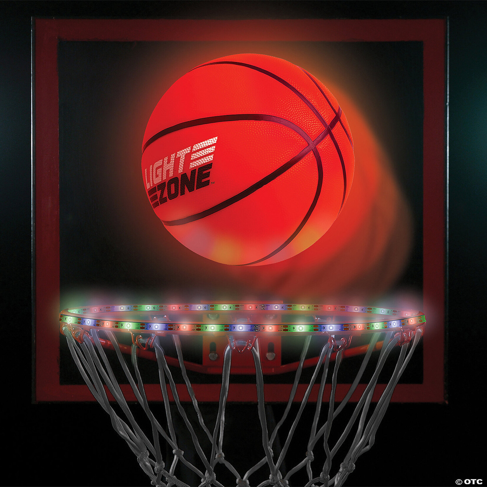 MW Wholesale Light Zone Glow Basketball Court Set