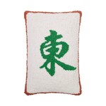 Peking Handicraft Mahj Wind Tile Hook Pillow - 8"x12"