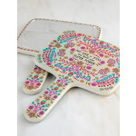 Natural Life No One Is You Wooden Hand Mirror