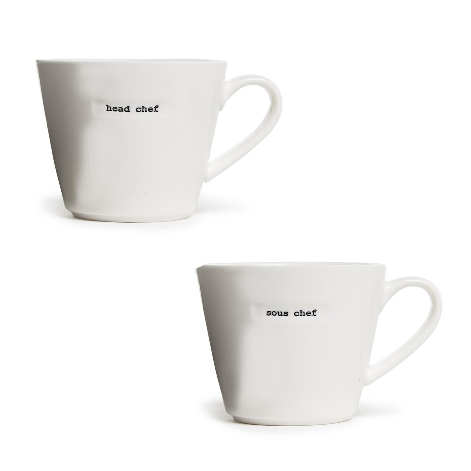 Two's Company "Head Chef" and "Sous Chef" Set of 2 Mugs