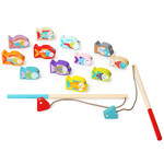 Toysmith Cubika Wooden Toy Fishing Game