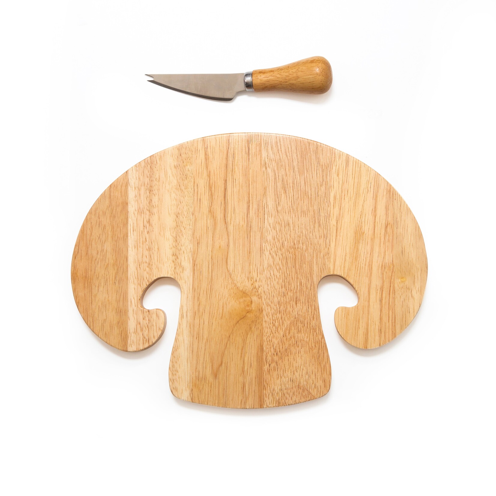 Kikkerland Mushroom Cutting Board & Knife