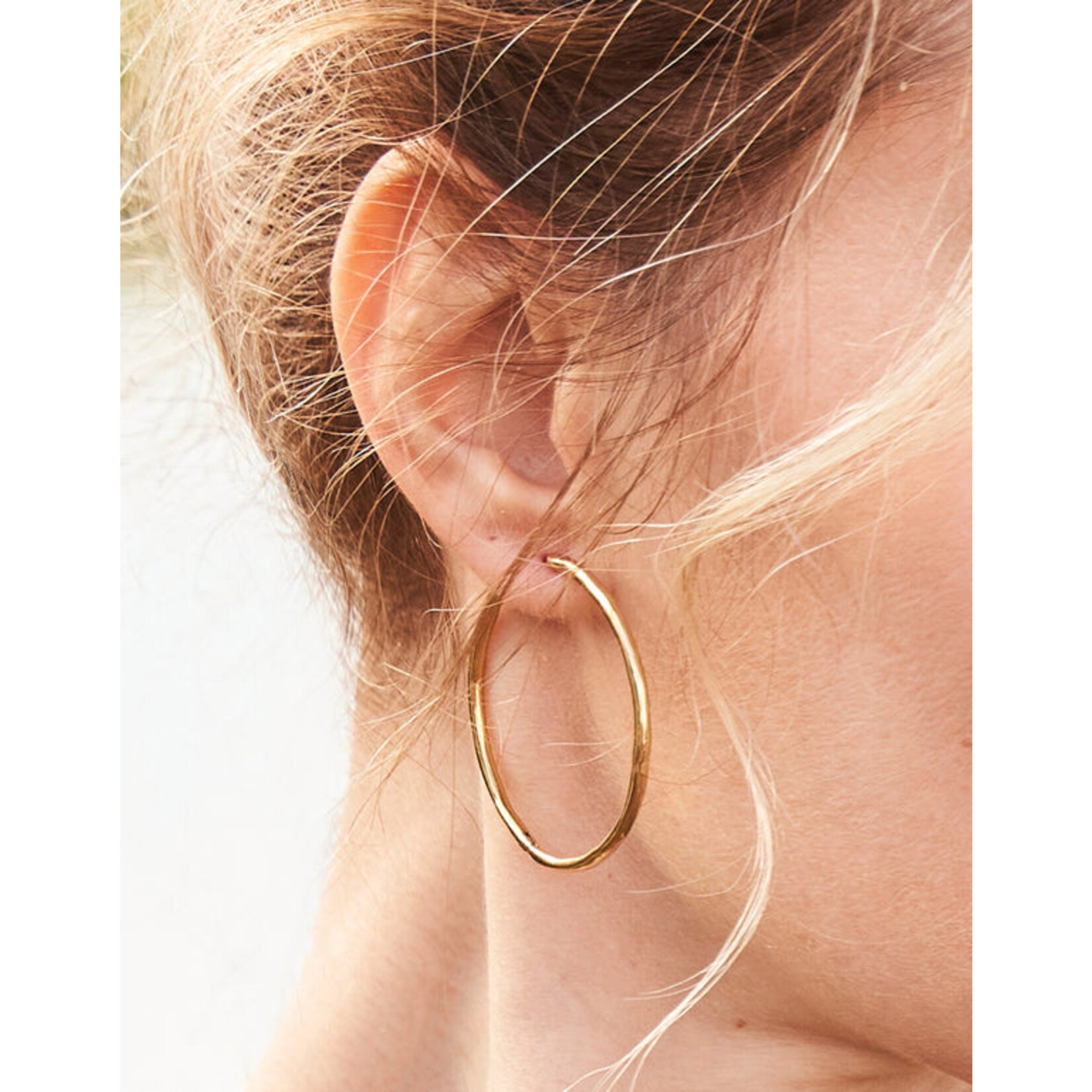 Spartina Moonglade Hoop Earrings 30mm Gold