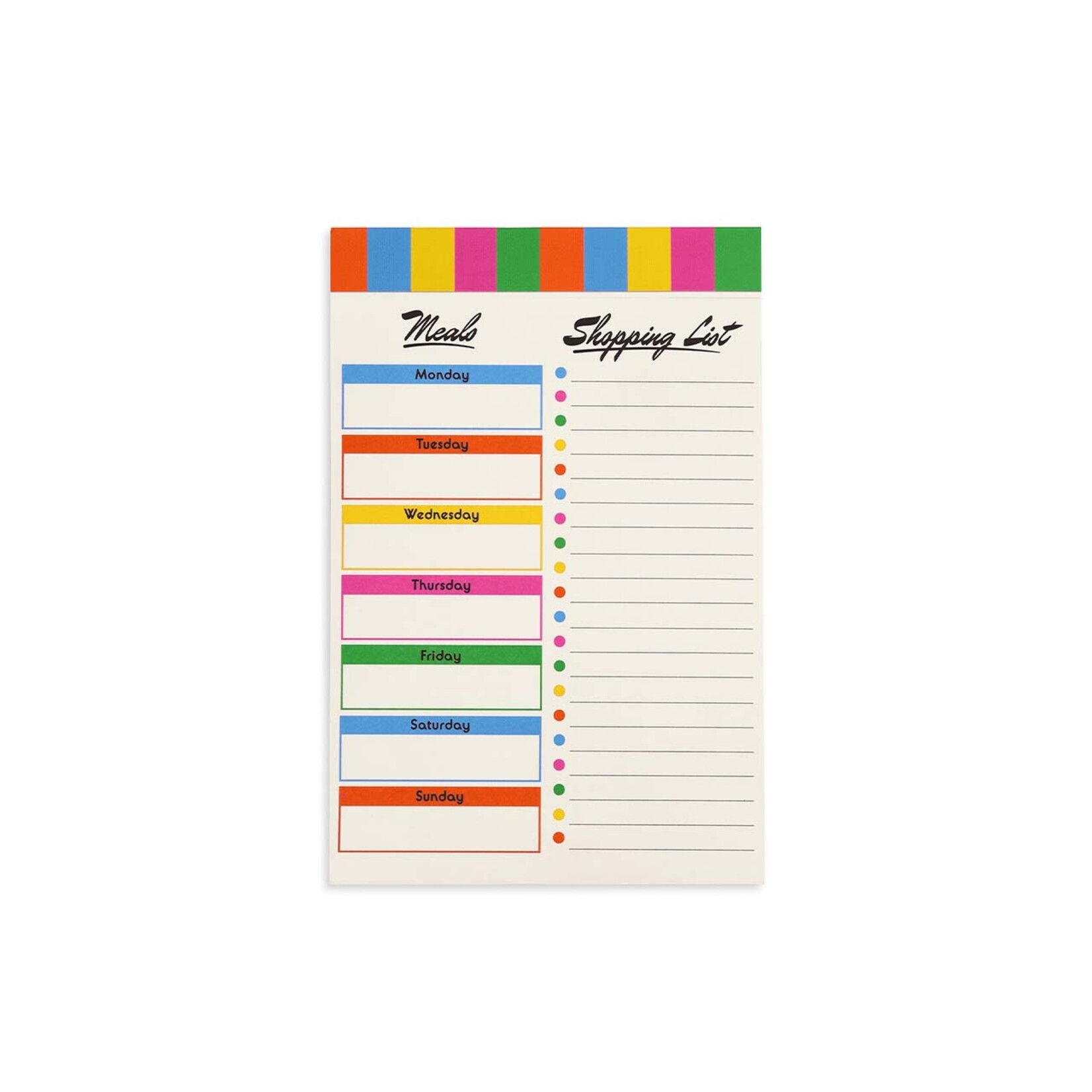 ban.do Magnetic Shopping List - Colorblock