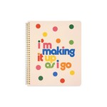 ban.do Rough Draft Large Notebook - Making it Up As I Go, Cream