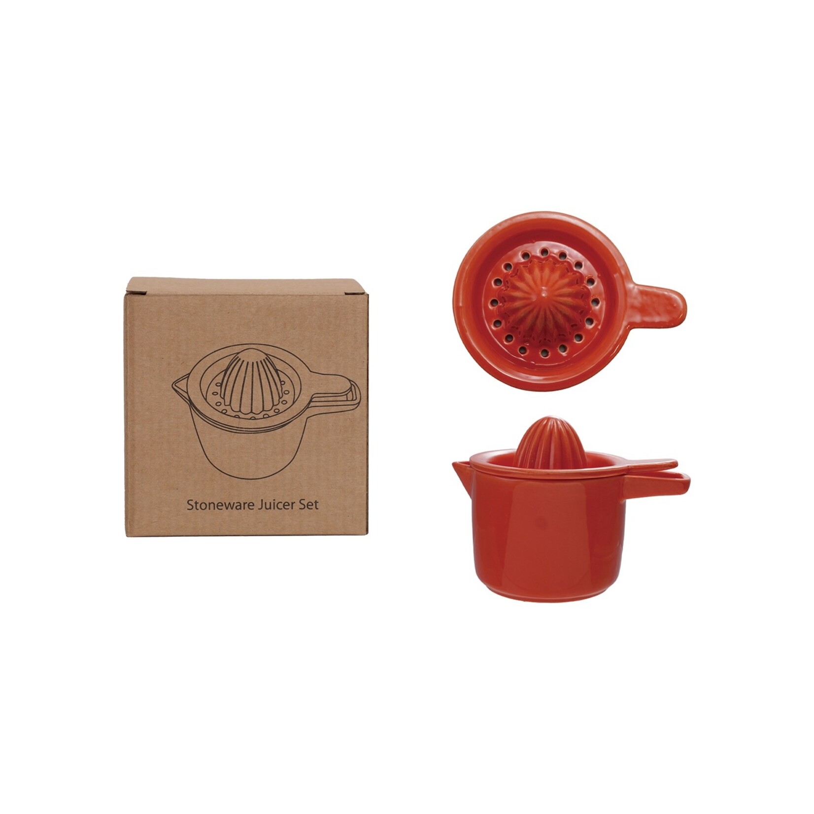 Hazel Mazel Ceramic Citrus Juicer and Pitcher Set