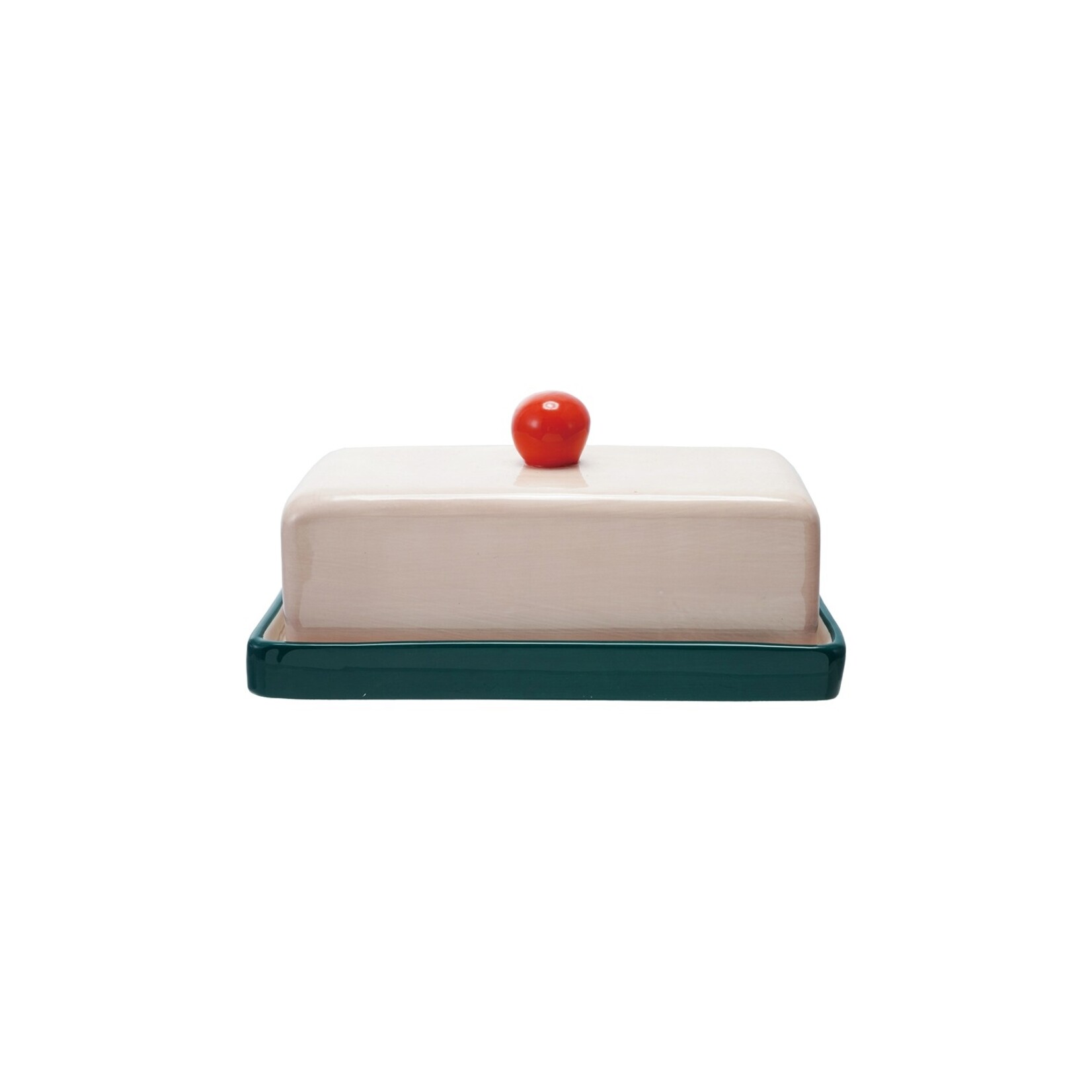 Hazel Mazel Hazel Mazel Stoneware Butter Dish