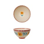 Hazel Mazel Yellow Flower Stoneware Bowl