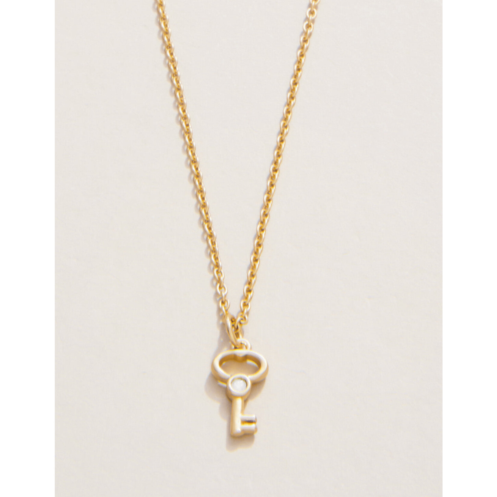 Spartina Sea La Vie Necklace 18" Best Friends/Heart Key (2 piece set)