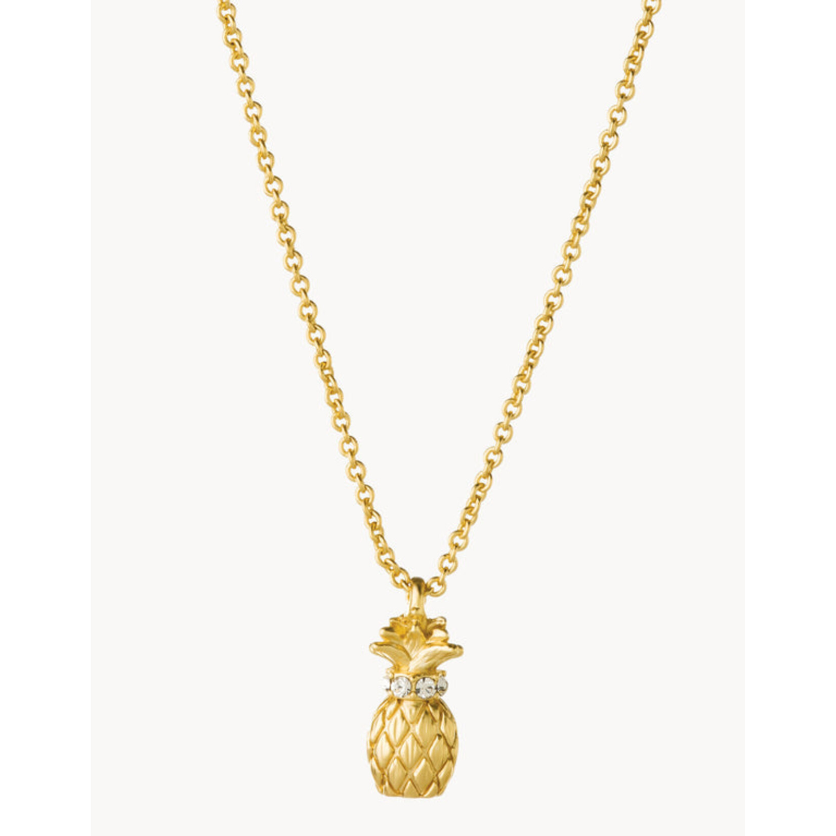 Spartina Sea La Vie Necklace Thanks/Pineapple-Gold