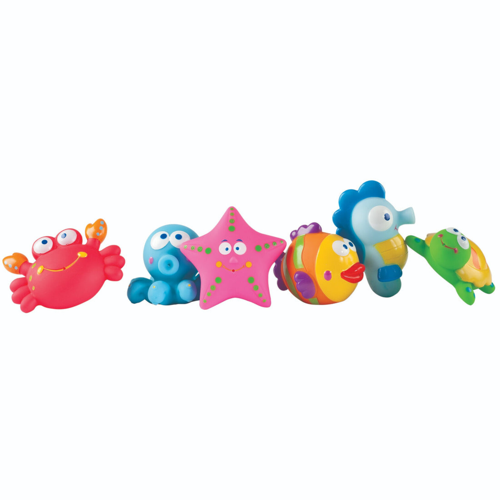 Elegant Baby Lagoon Party Squirtie Baby Bath Toys