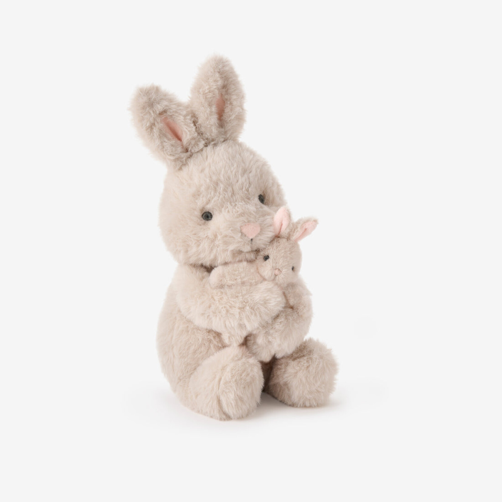 Elegant Baby Mama + Baby Bunny Plush Toy Set