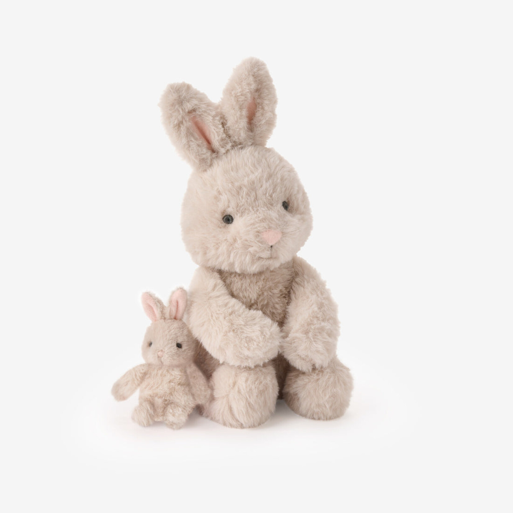 Elegant Baby Mama + Baby Bunny Plush Toy Set