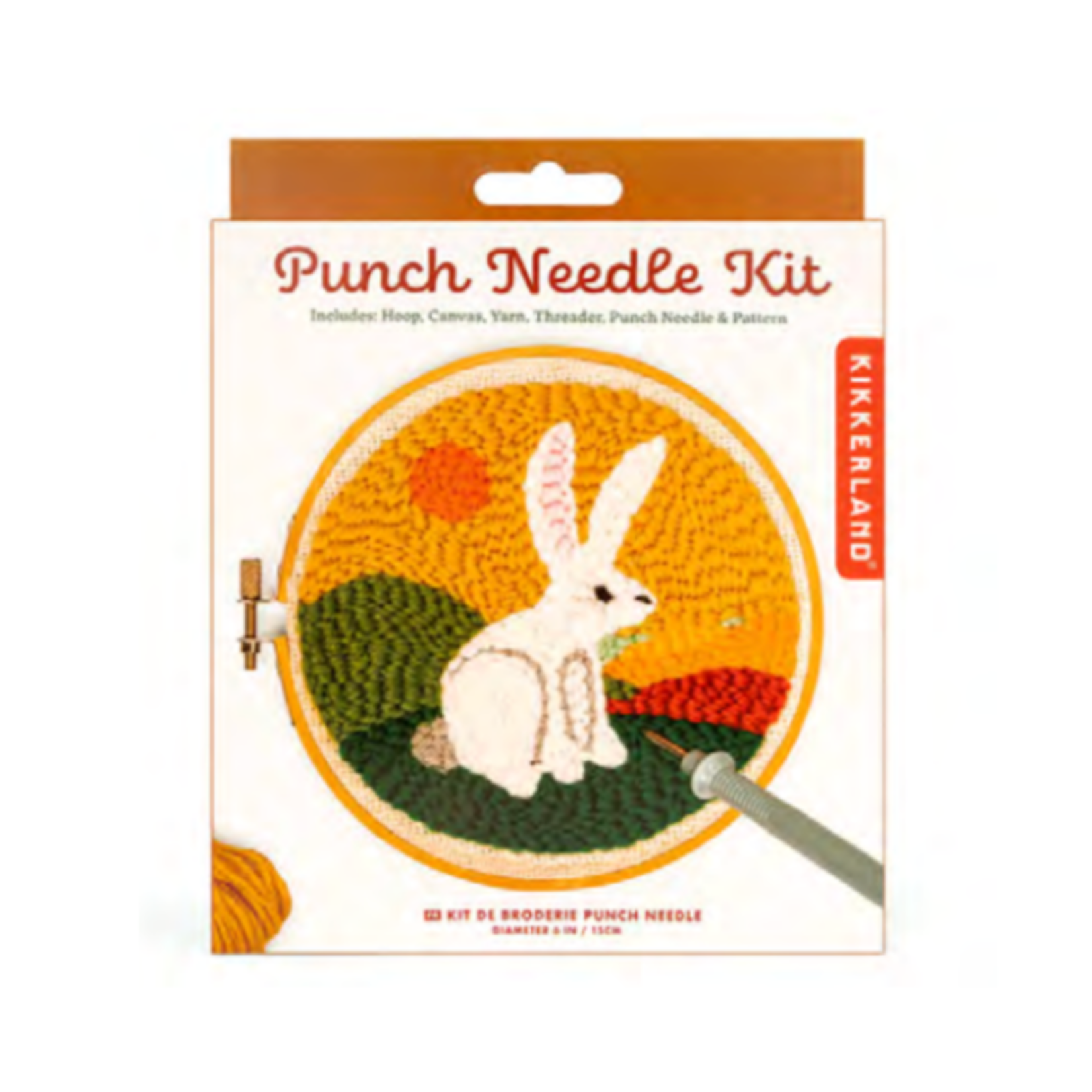 Kikkerland Hare Punch Needle Kit