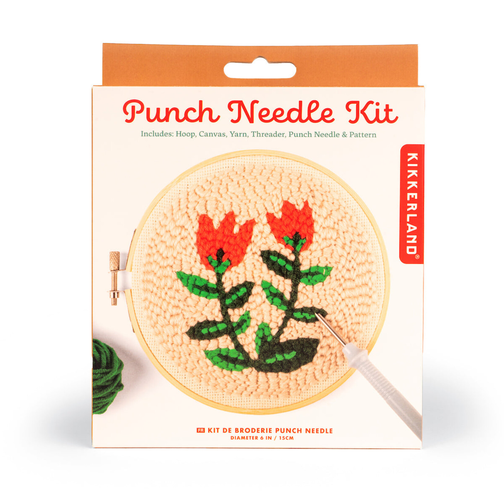 Kikkerland Tulips Punch Needle Kit