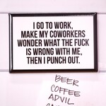 Meriwether I Go to Work... Punch Out ... Magnet