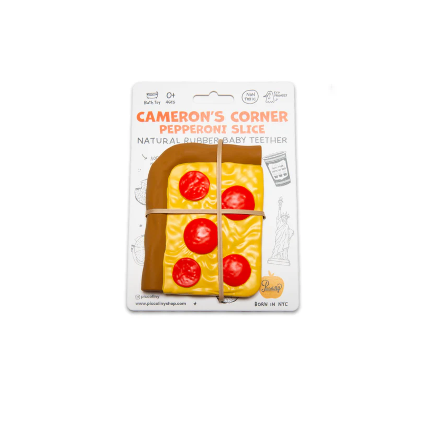 PiccoliNY PiccoliNY Natural Rubber Baby Teether