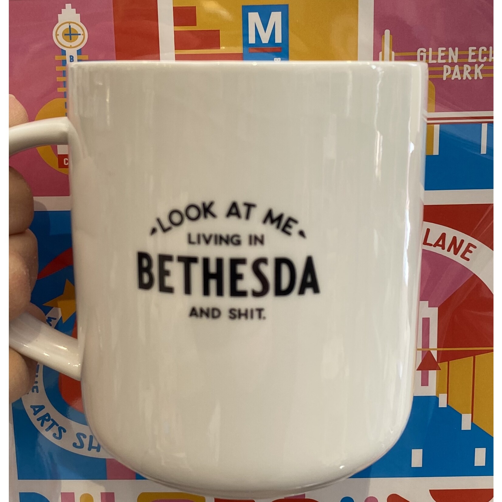 Sapling Press Look at Me Coffee Mug-Bethesda