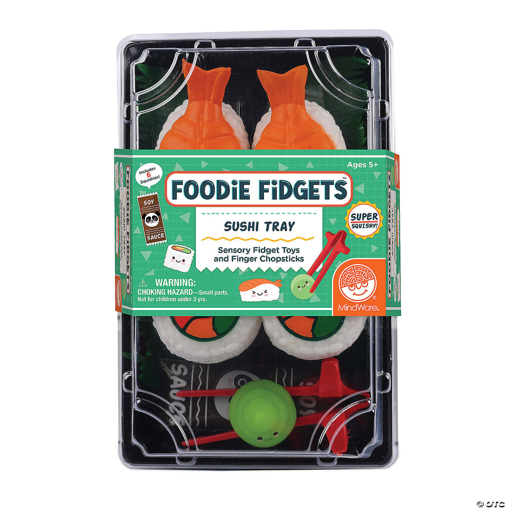 MW Wholesale Foodie Fidgets Sushi Tray Squishy Set