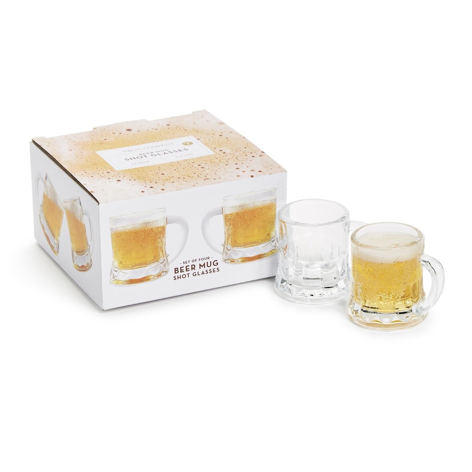 Two's Company Mug Shots Shot Glass - Set of 4