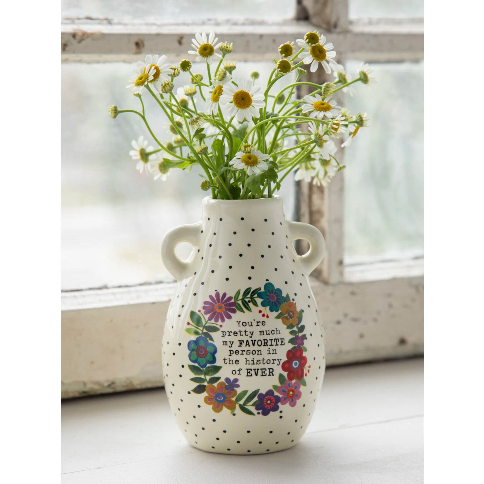 Natural Life Favorite Person Fresh Picked Bud Vase