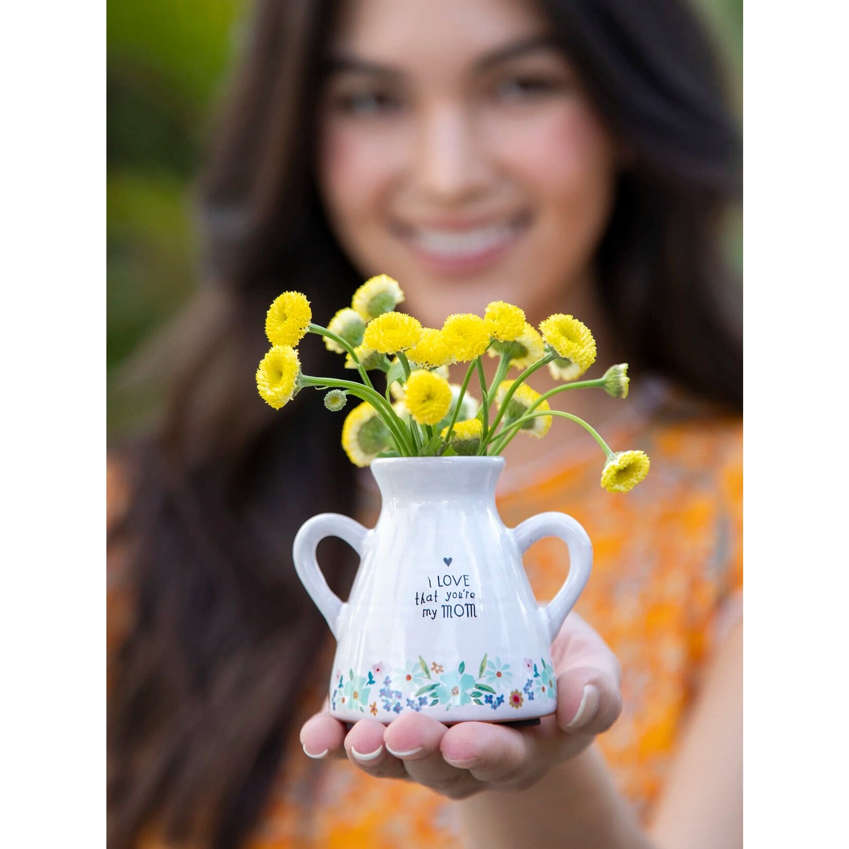 Natural Life I Love That You're My Mom Artisan Bud Vase