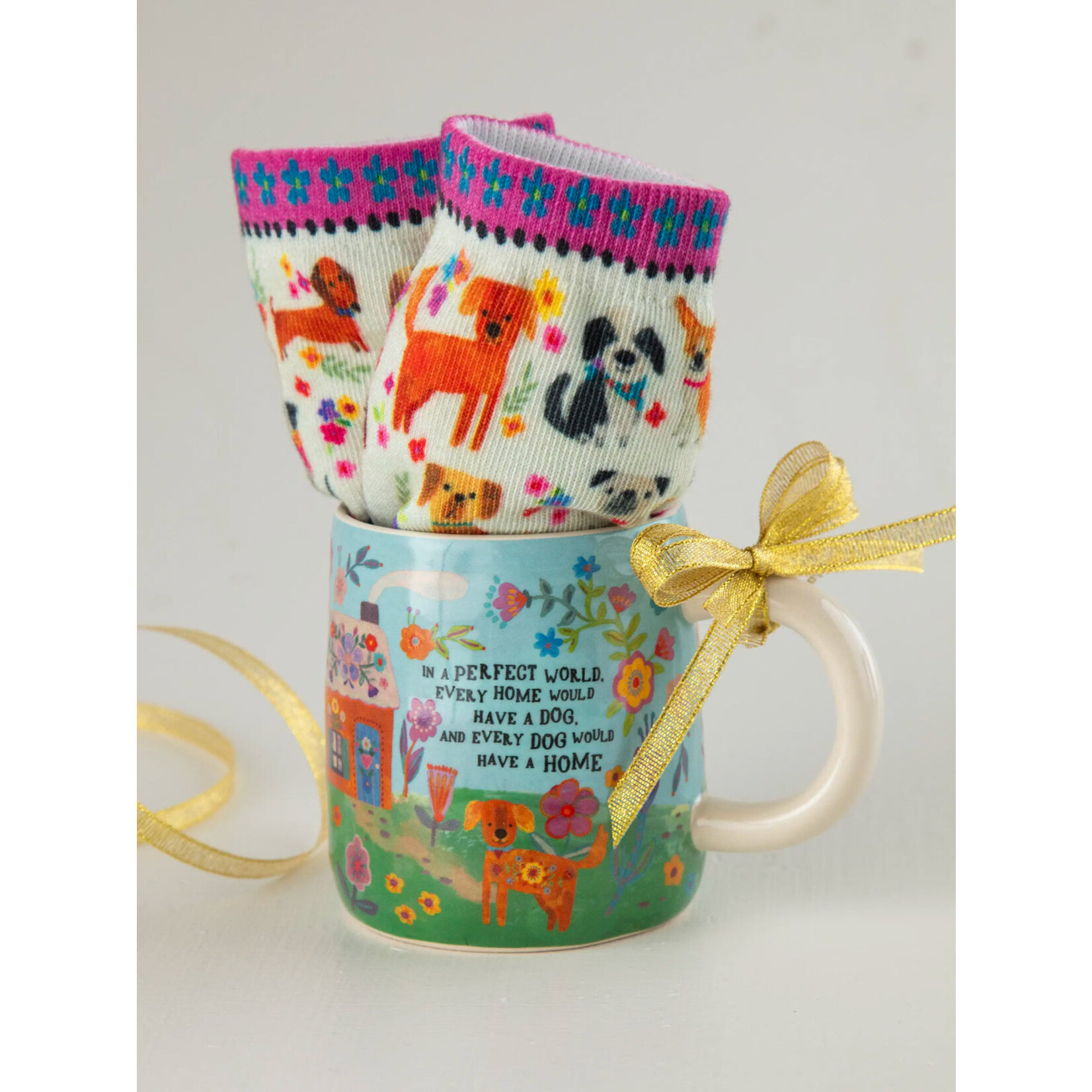 Natural Life Natural Life Mug & Sock Set