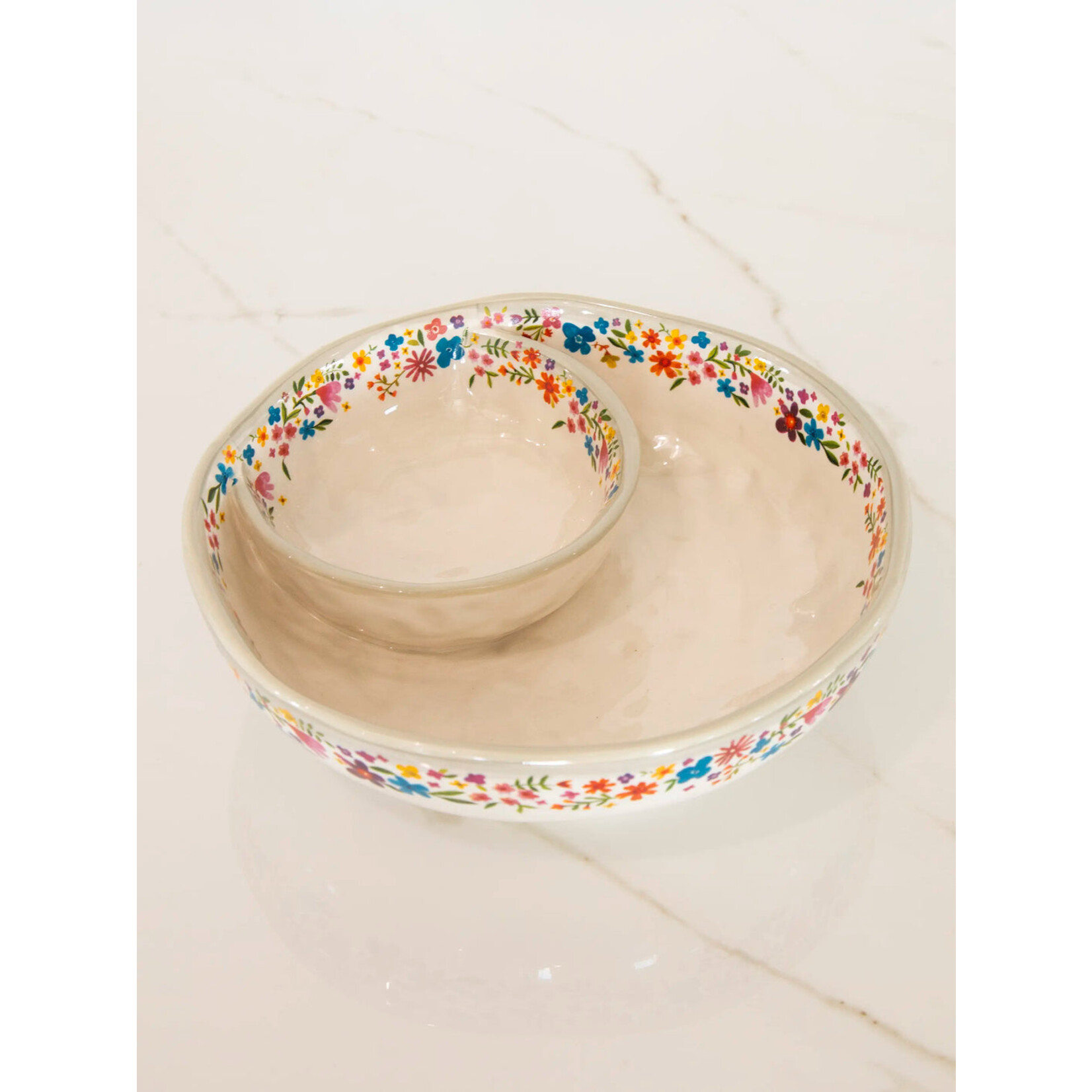 Natural Life Personal Chip & Dip Bowl