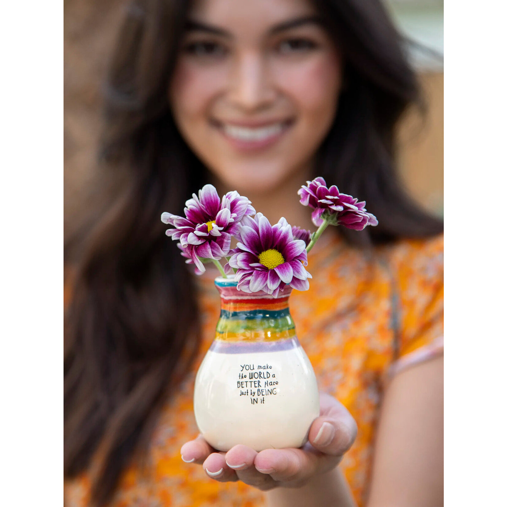 Natural Life World Better Favorite Bud Vase