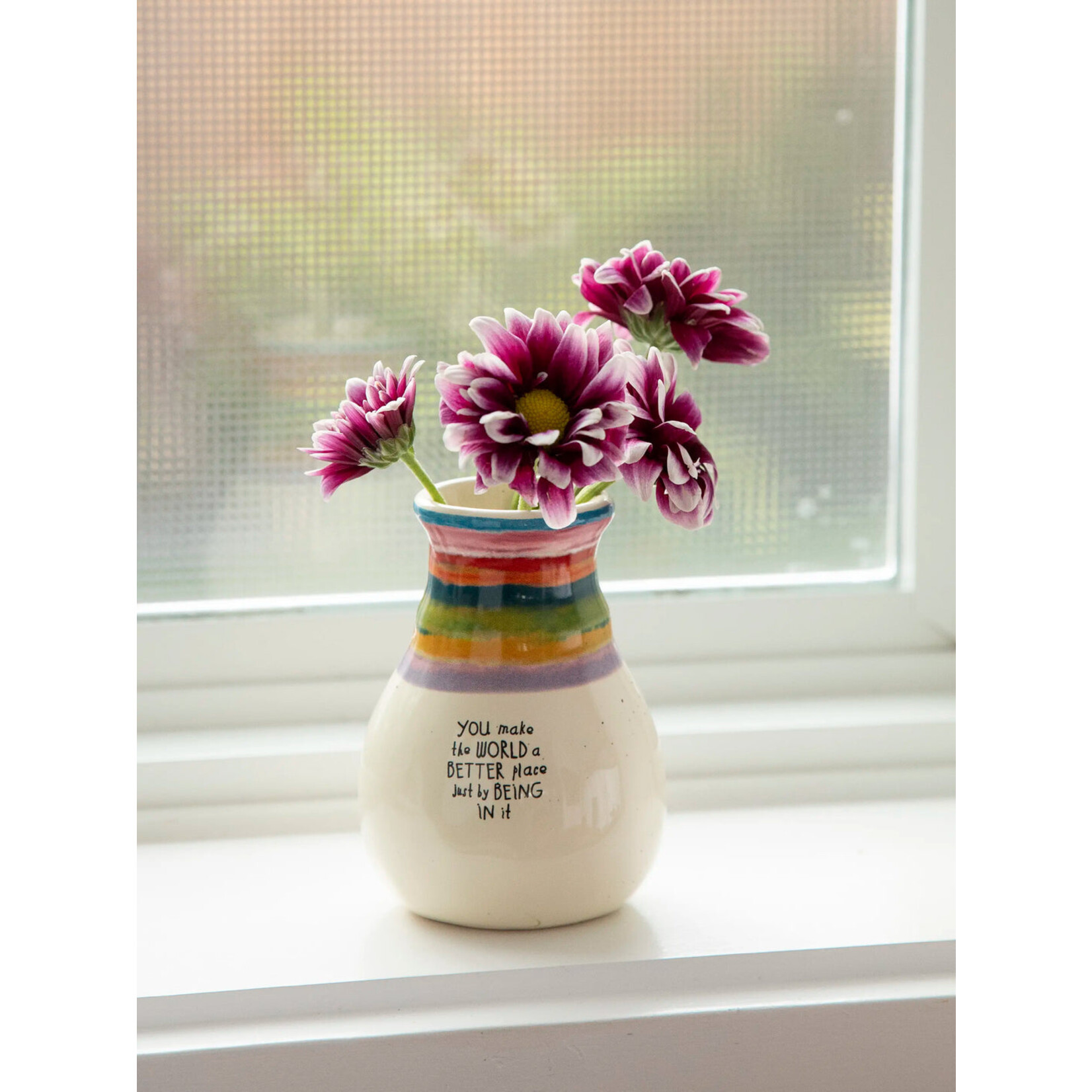 Natural Life World Better Favorite Bud Vase