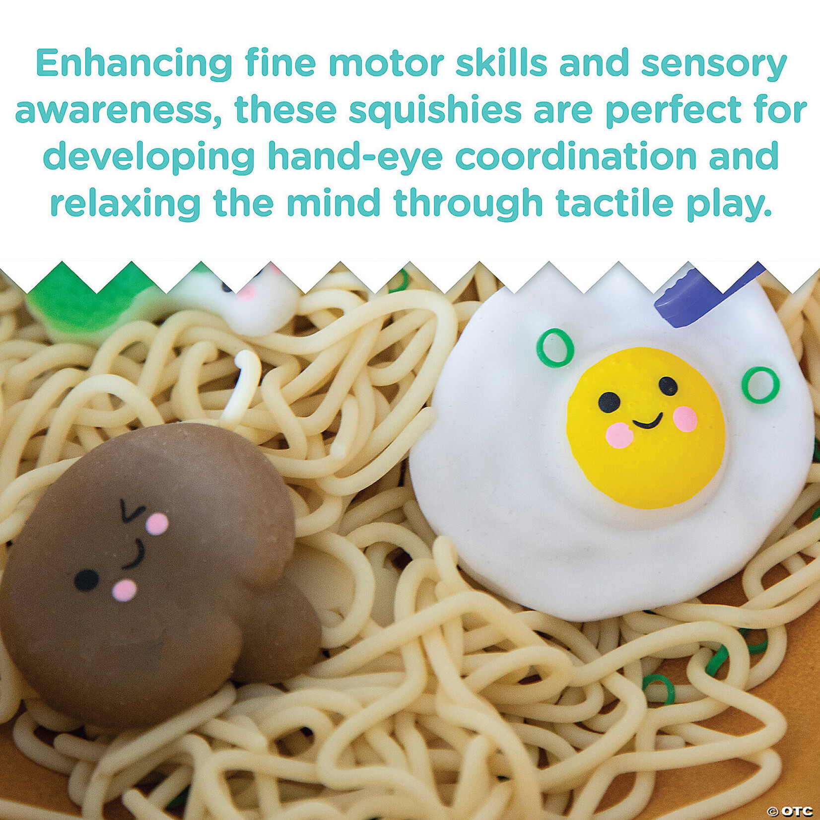 MW Wholesale Foodie Fidgets Ramen Noodles and Toppings Fidgets for Kids