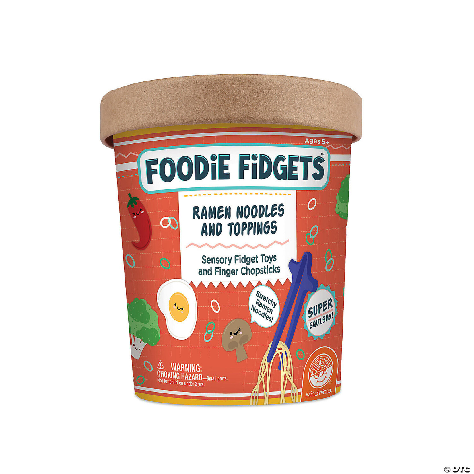 MW Wholesale Foodie Fidgets Ramen Noodles and Toppings Fidgets for Kids