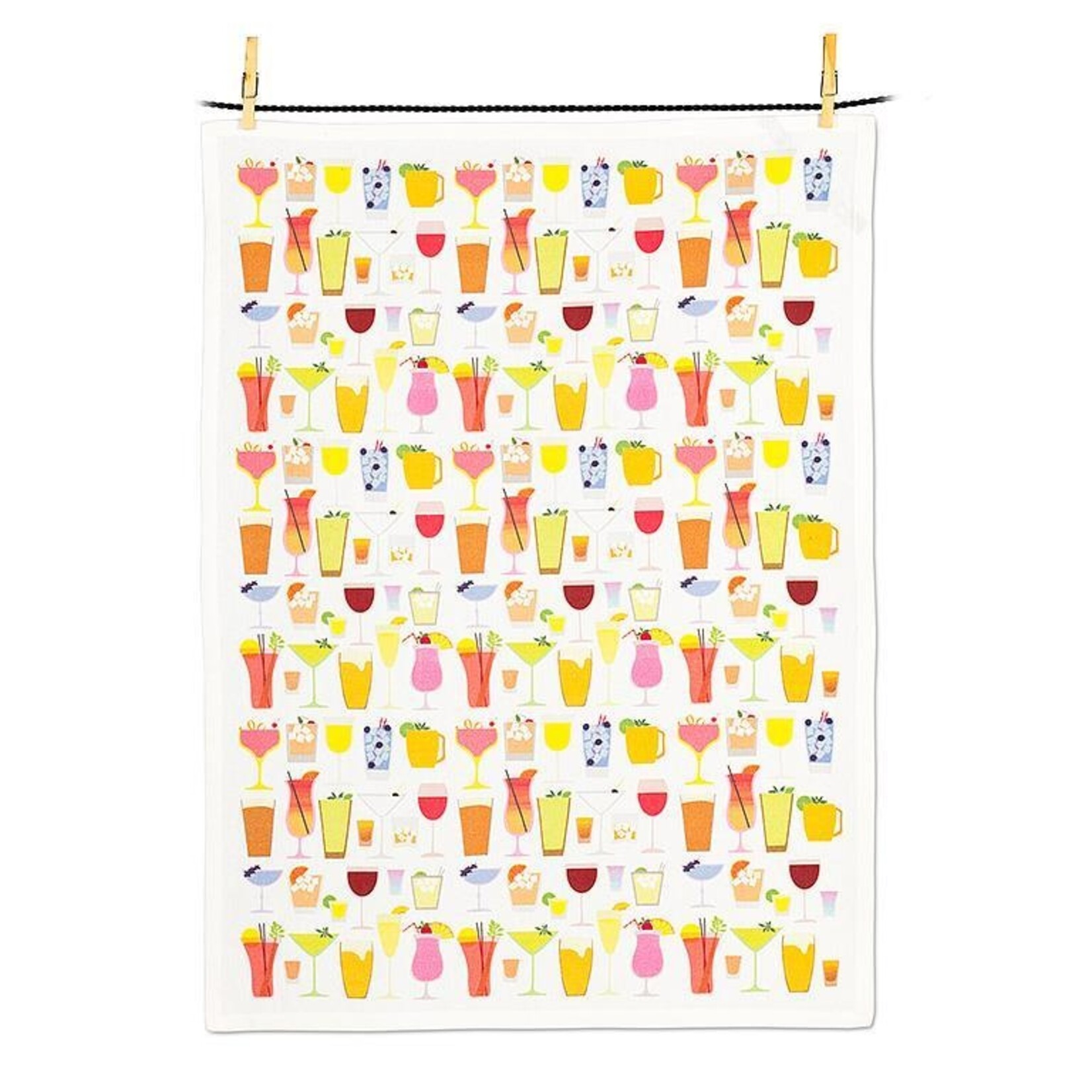 Abbott Katie Webb  Colorful Cocktails Kitchen Towel