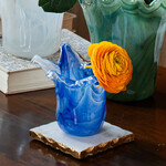 Vietri Vietri Onda Glass Petite Vase