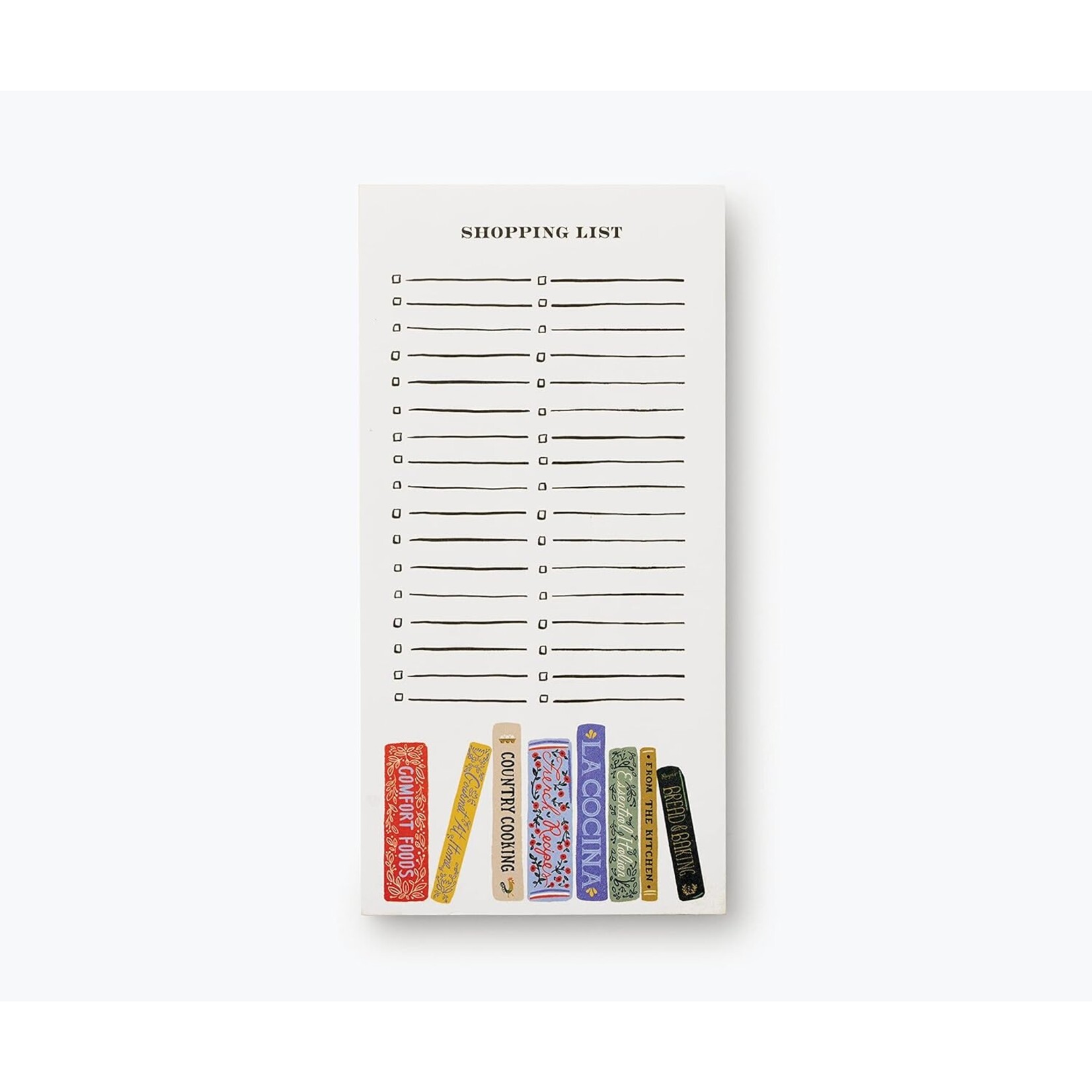 Rifle Paper Co. Rifle Paper Co. Shopping List Notepad-Cookbooks